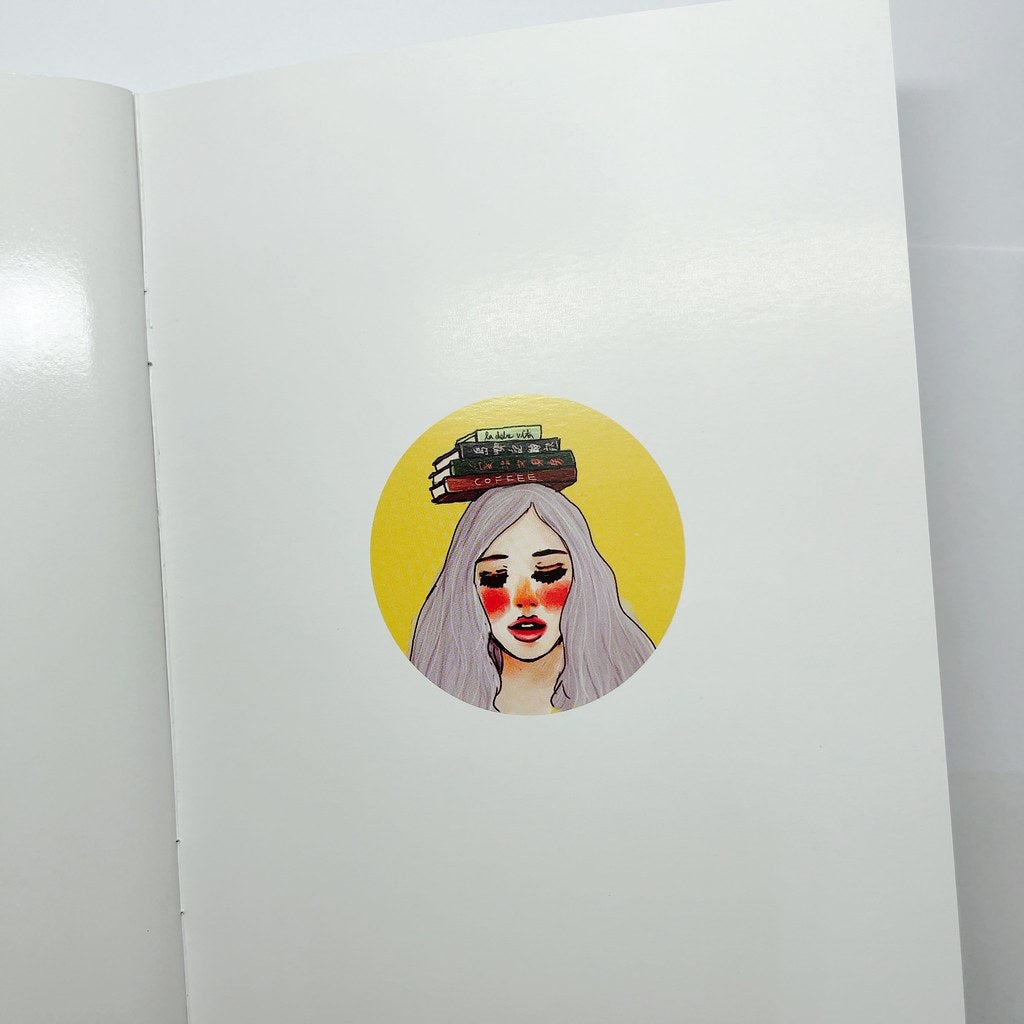 Sticker Collect Book | Girl circle stand
