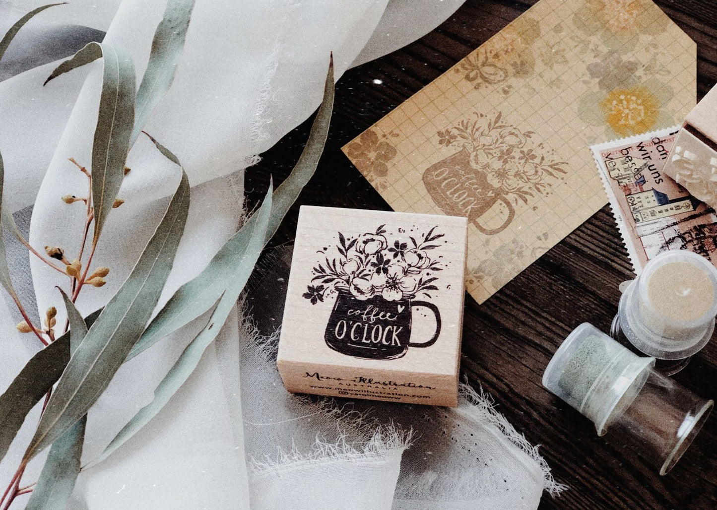 Stamps | Botanic Stamp – Coffee o’clock