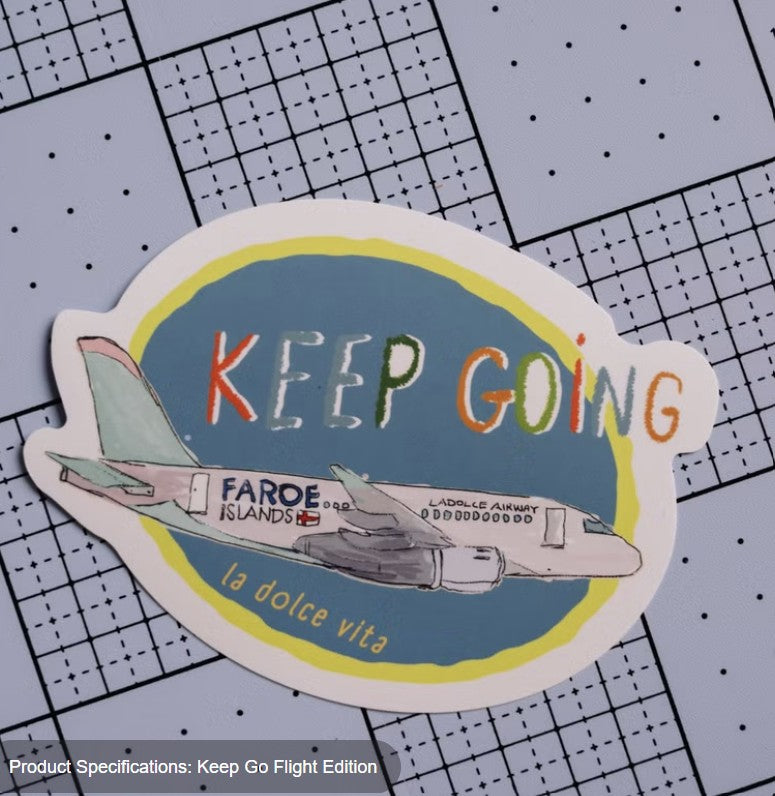 Waterproof stickers | La dolce vita travel agency (with variants)