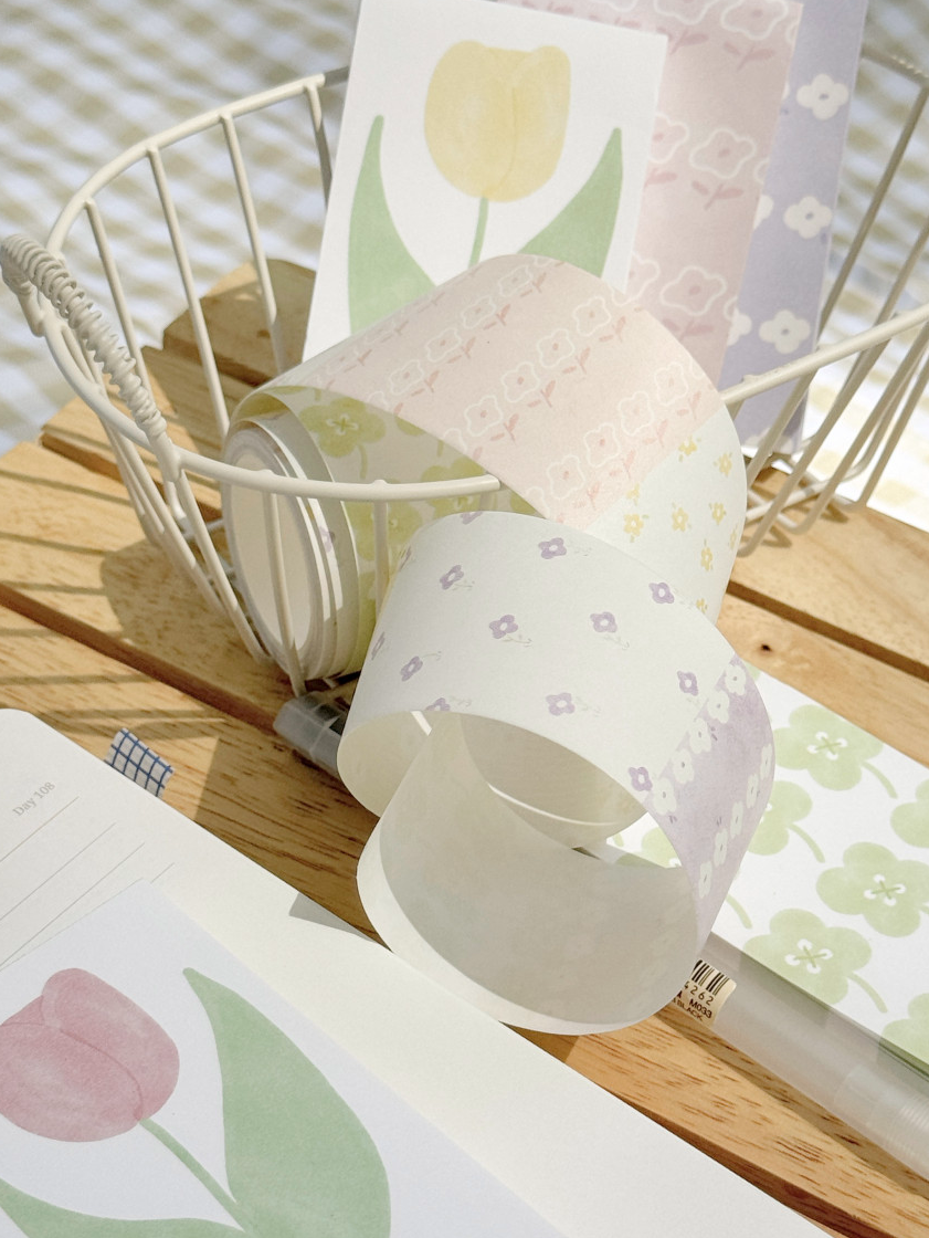 Washi Tape | Spring Floral (4cm)