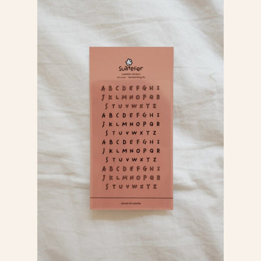 Daily Deco Stickers | 1120 handwriting #2