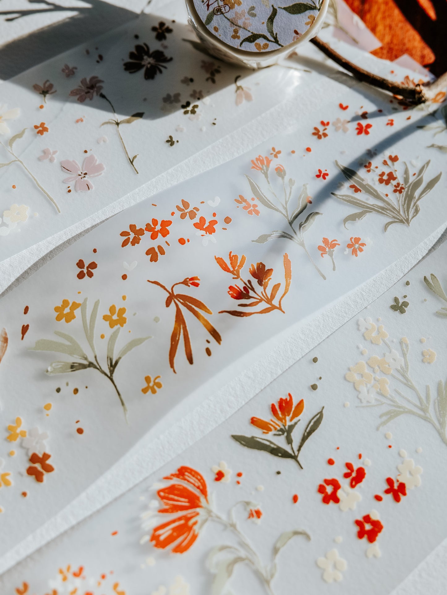 Matte PET Tape | Flower Field (5cm)
