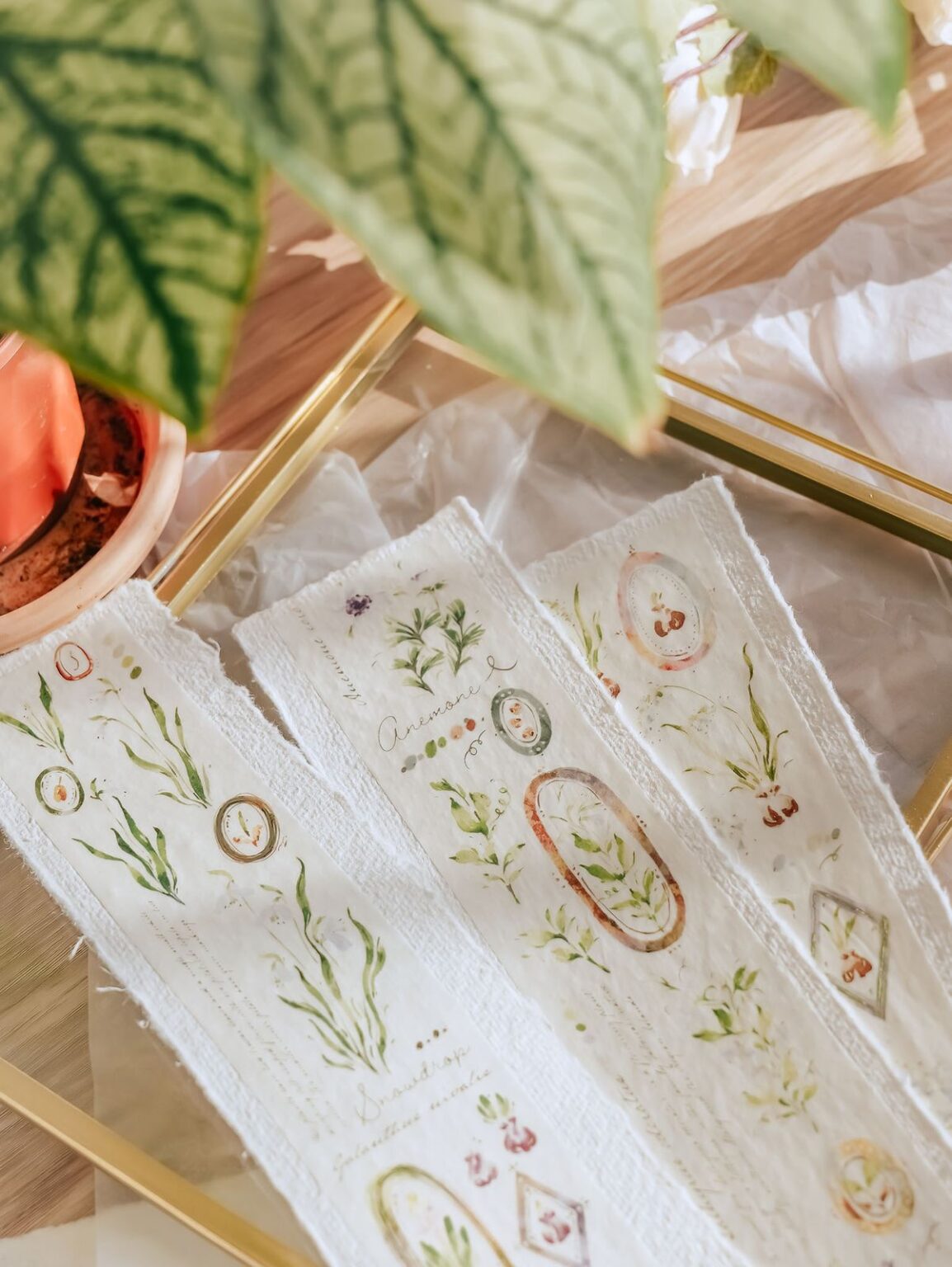 (PRE ORDER) Washi Tape | A Year of Blossom Spring (5cm) (with Silver Foil)