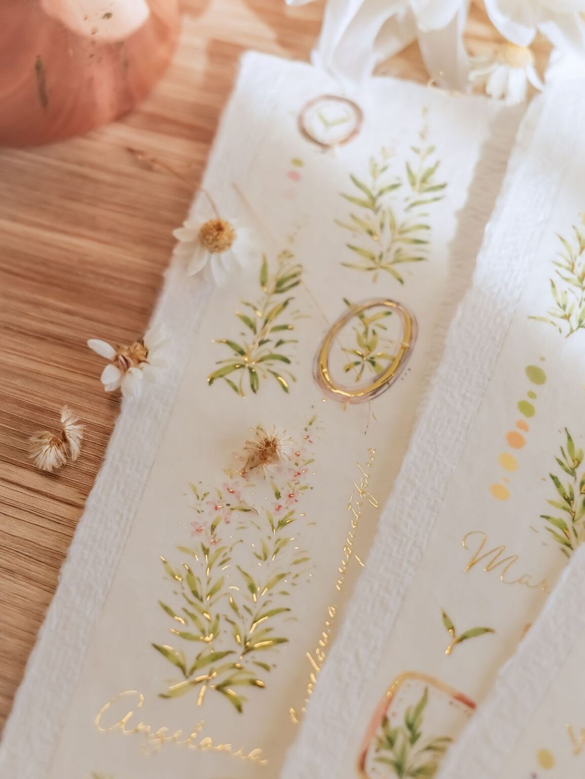 (PRE ORDER) Washi Tape | A Year of Blossom Summer (5cm) (with Gold Foil)