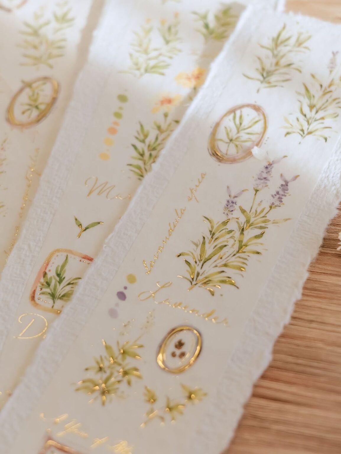(PRE ORDER) Washi Tape | A Year of Blossom Summer (5cm) (with Gold Foil)