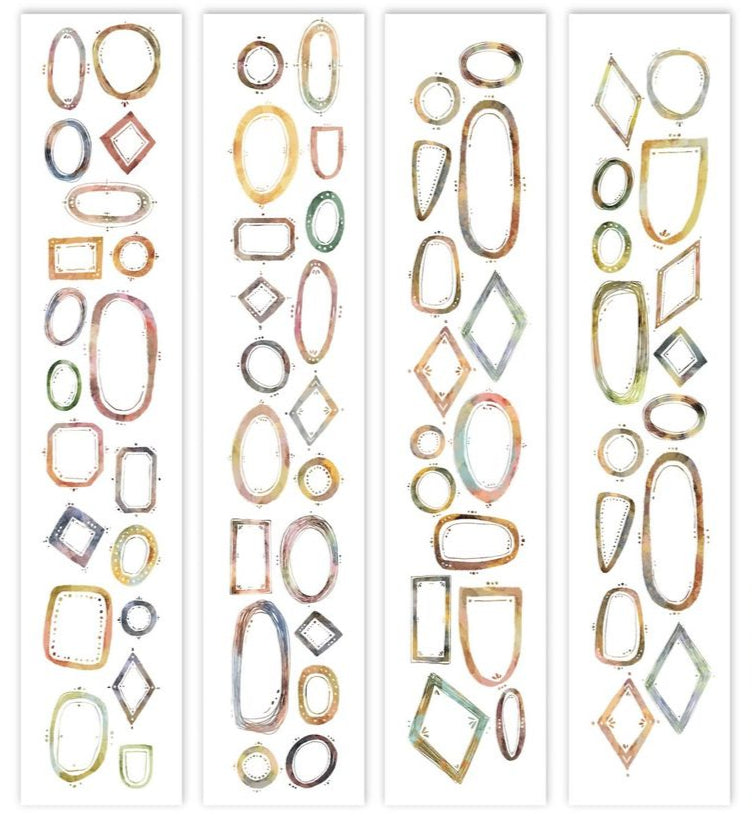 (PRE ORDER) Washi Tape | Label Collection (5cm) (with Gold Foil)