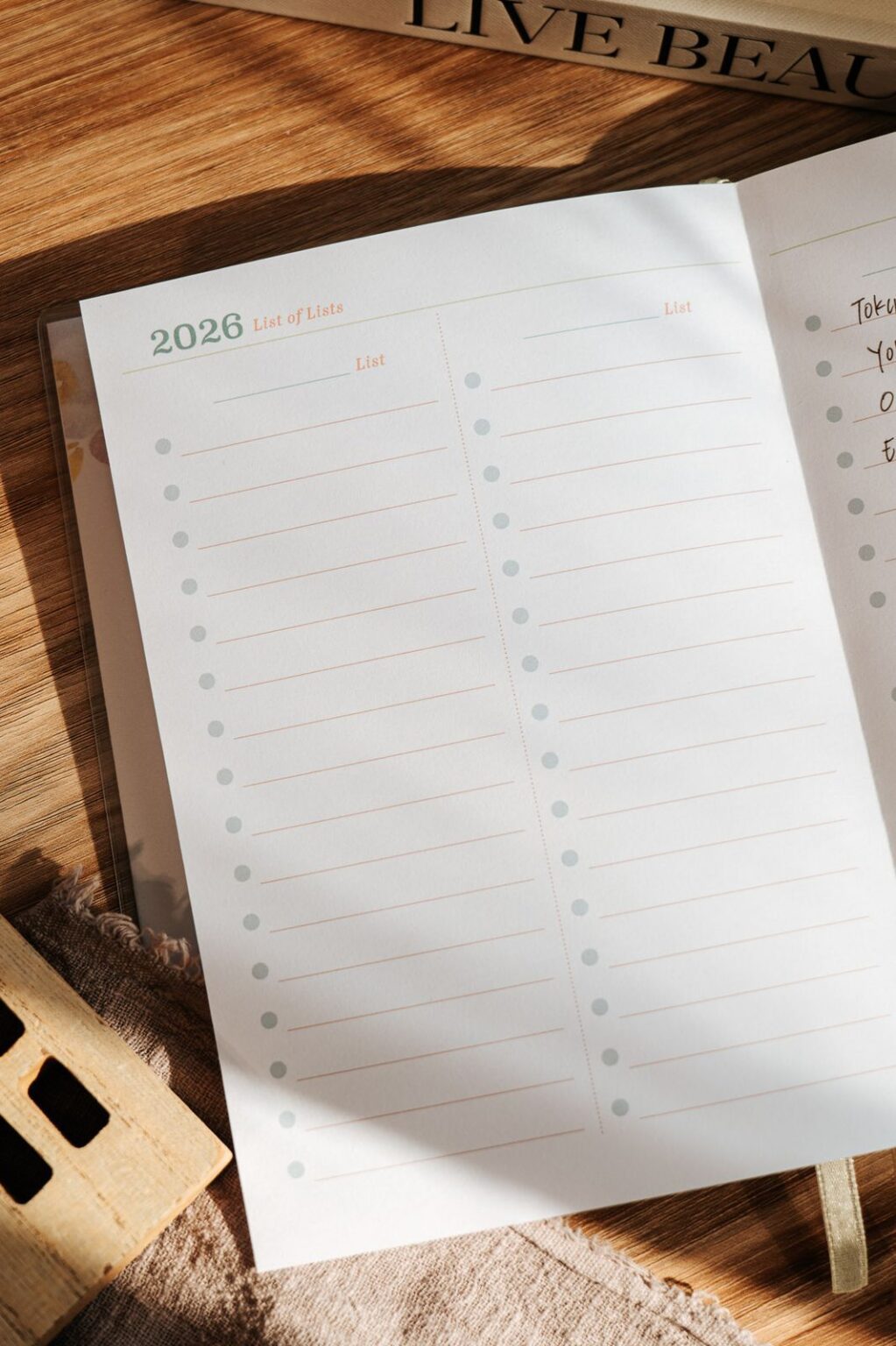 2026 Planner | The Tidy Mess (Weekly)