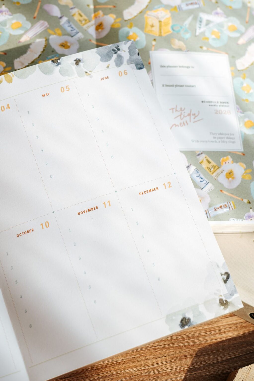2026 Planner | The Tidy Mess (Weekly)