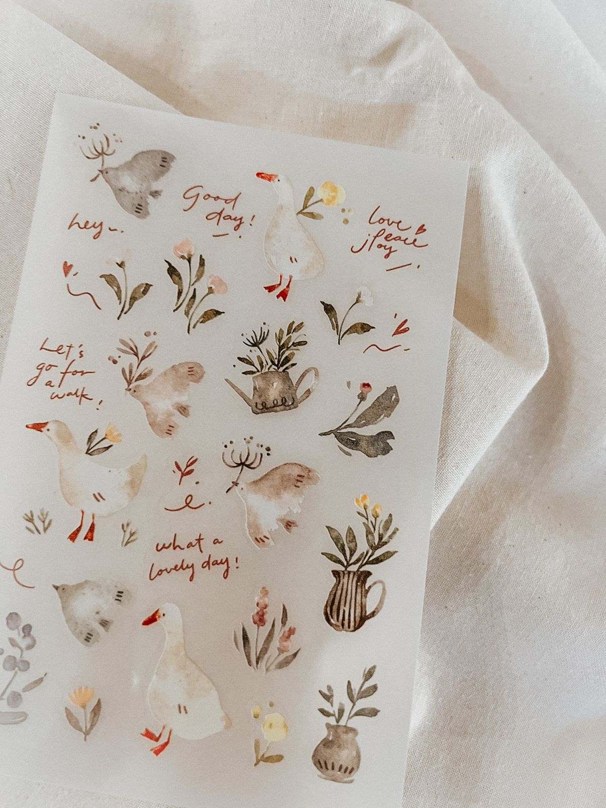 Transfer Stickers | Woodland Story (set of 2 sheets)