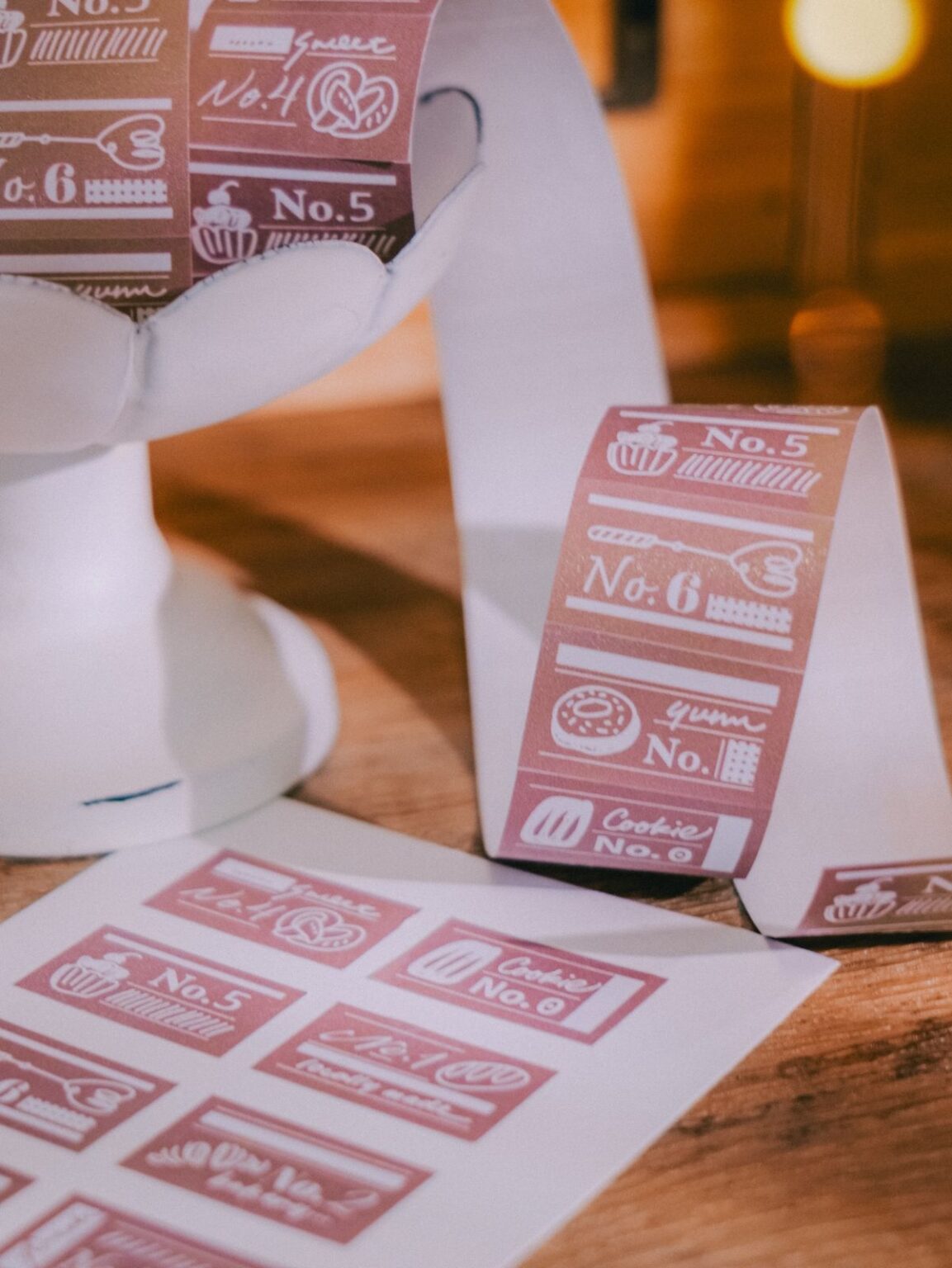 (PRE ORDER) Label Sticker Roll | Yum Yum Patisserie (3cm)