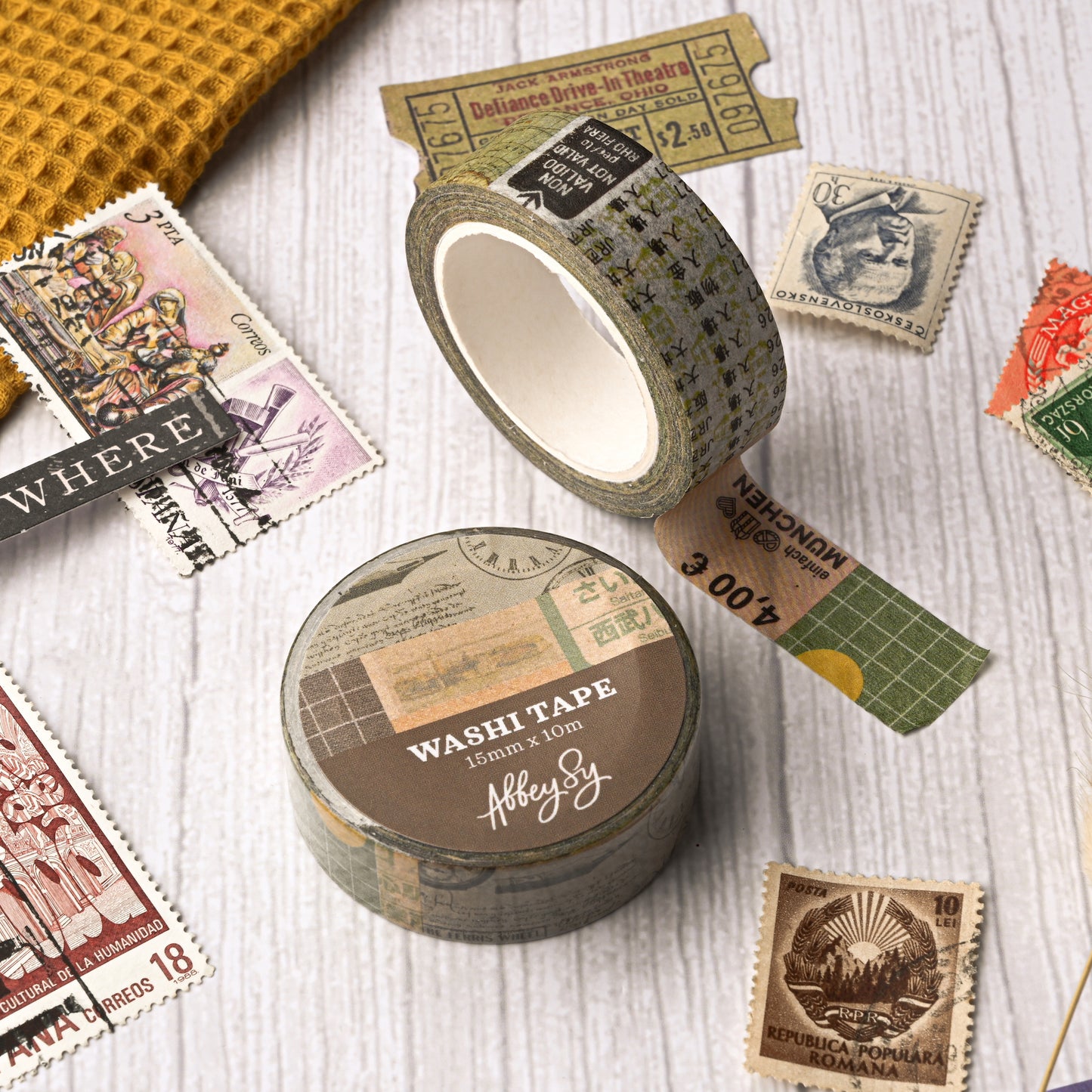 Washi Tape | Ephemera (15mm)