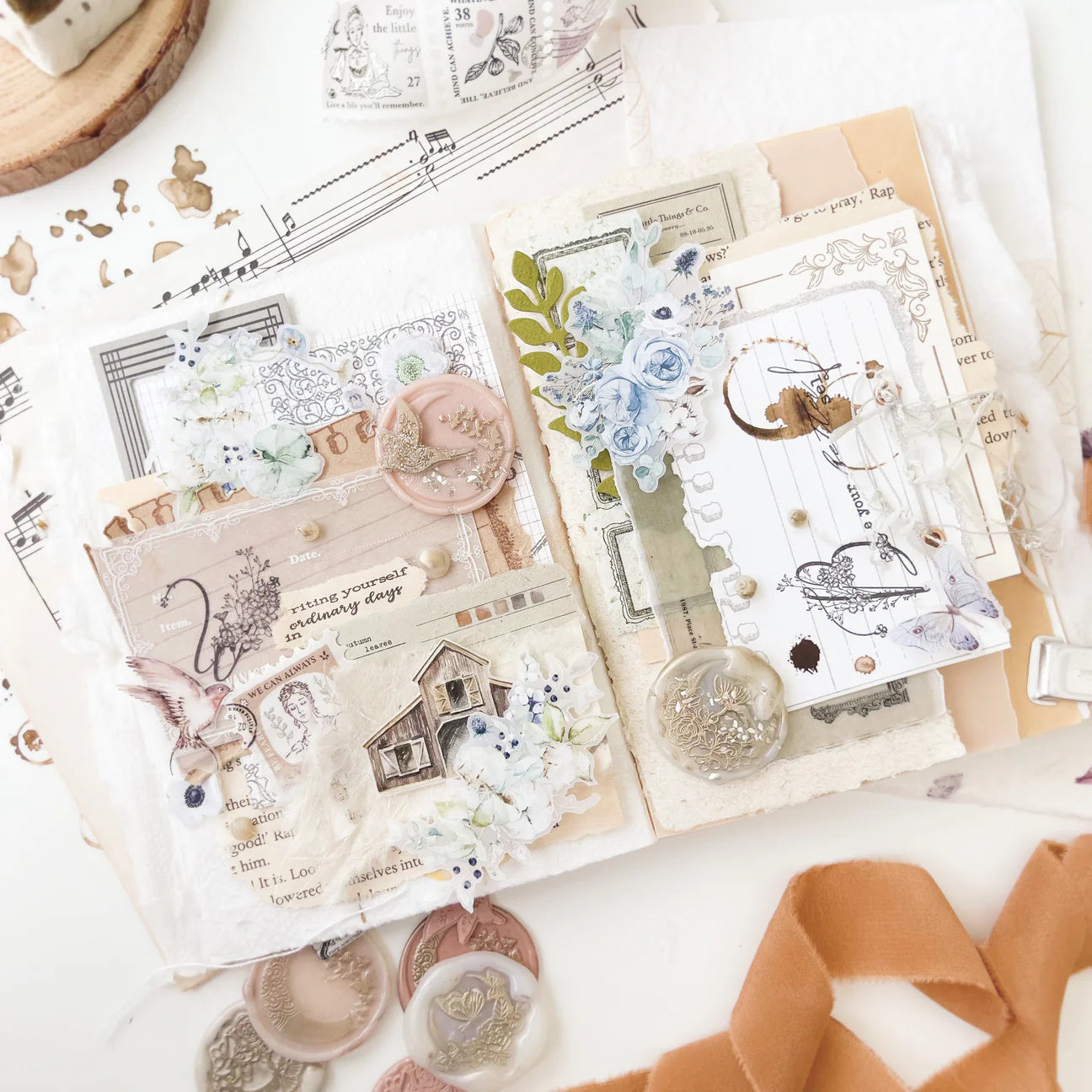 Print-on stickers | Coffee Stain (set of 2)