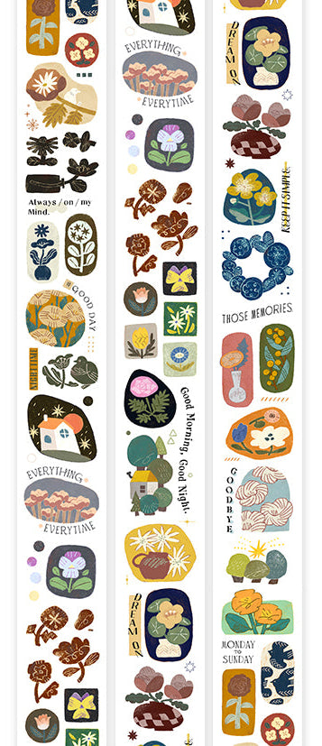 PET Tape | All the Flowers (4.5cm)