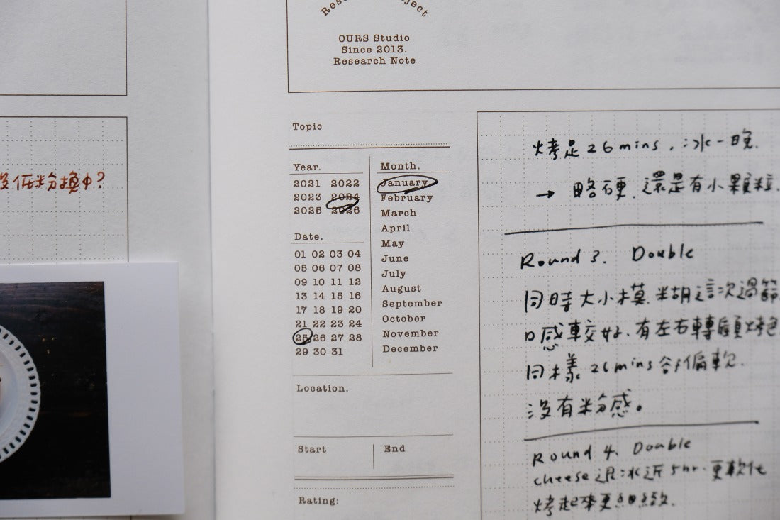 Notebook |  Research Notes