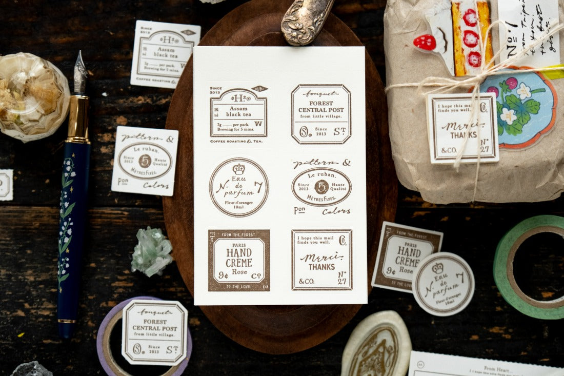 Letterpress | Grocery Label