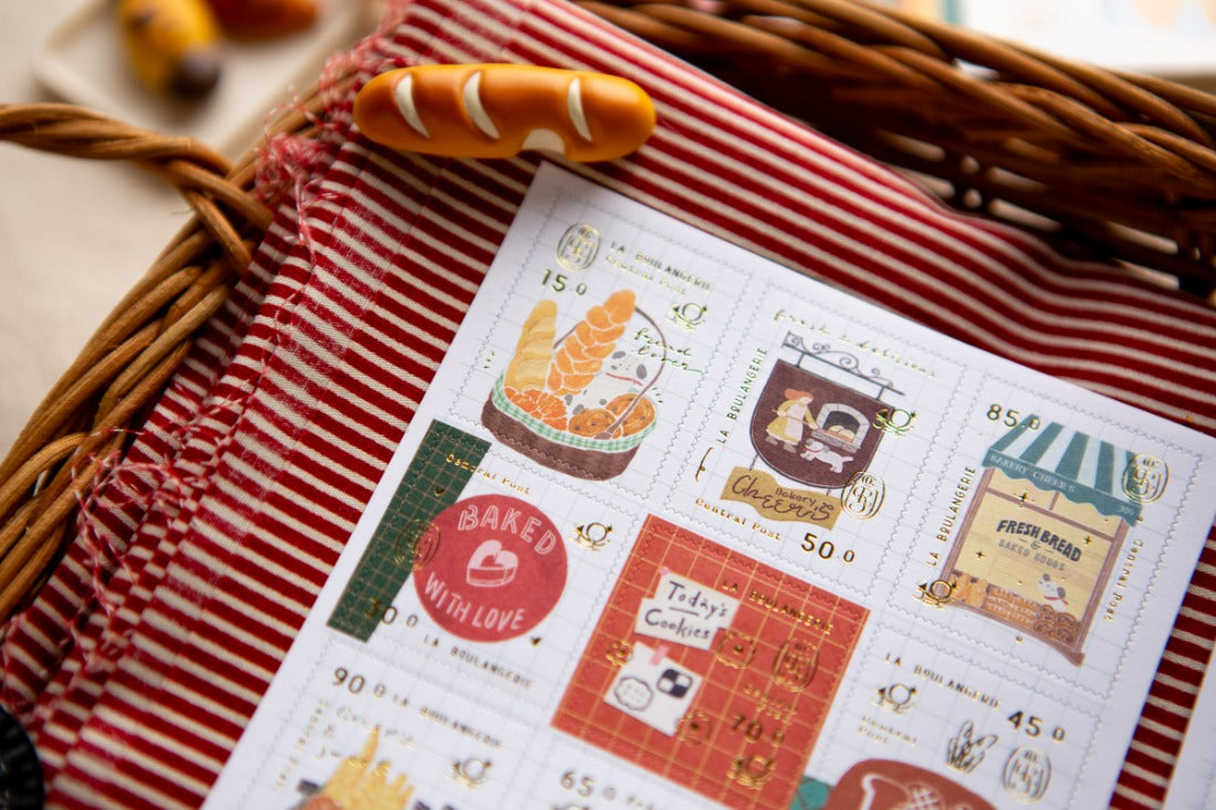 Post Stamp Stickers | Bakery Cheer's