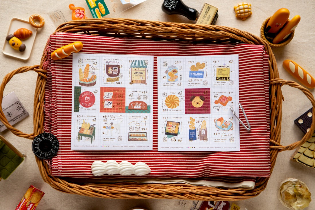 Post Stamp Stickers | Bakery Cheer's
