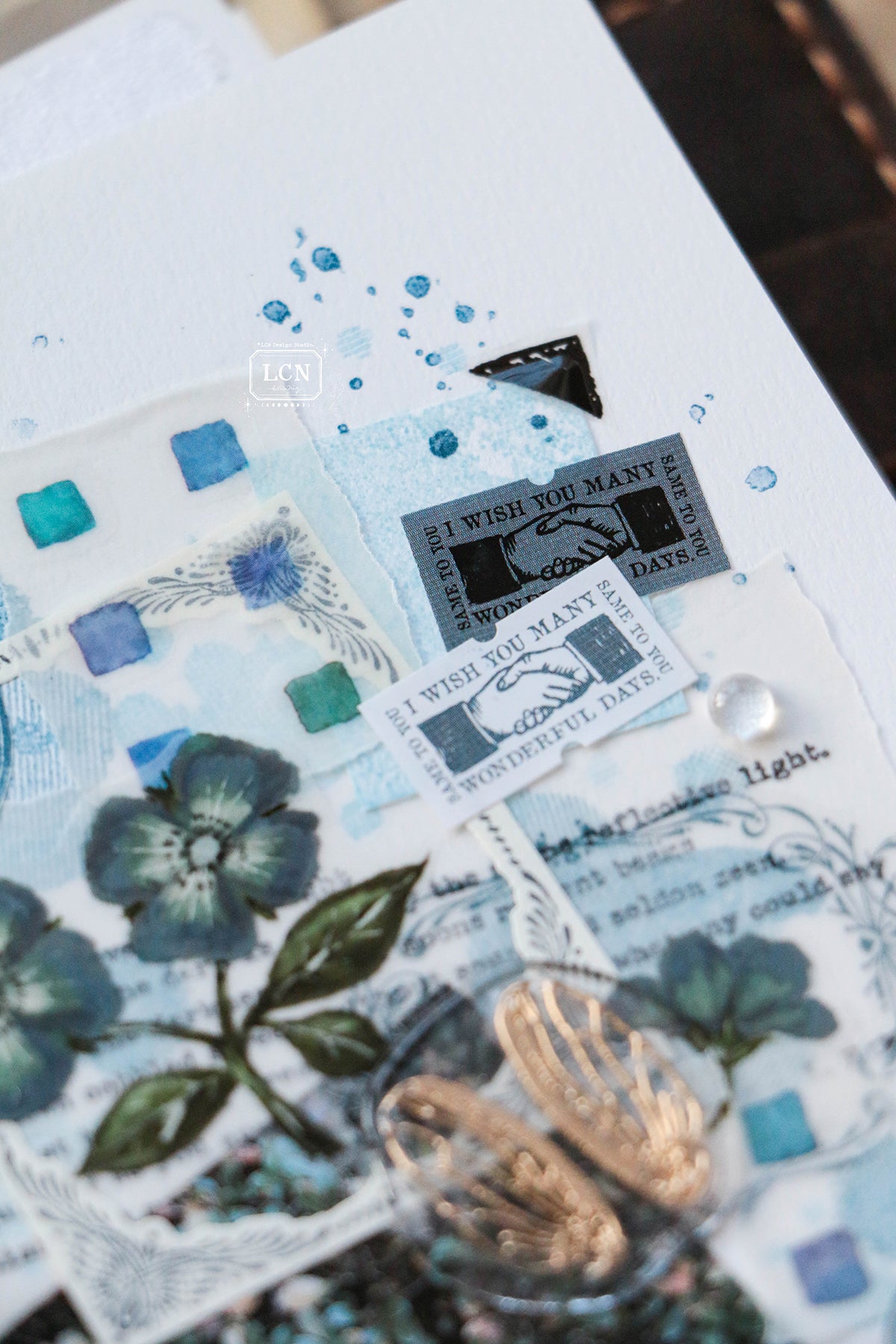 Label Sticker Roll | I wish you many wonderful days (2.2cm)