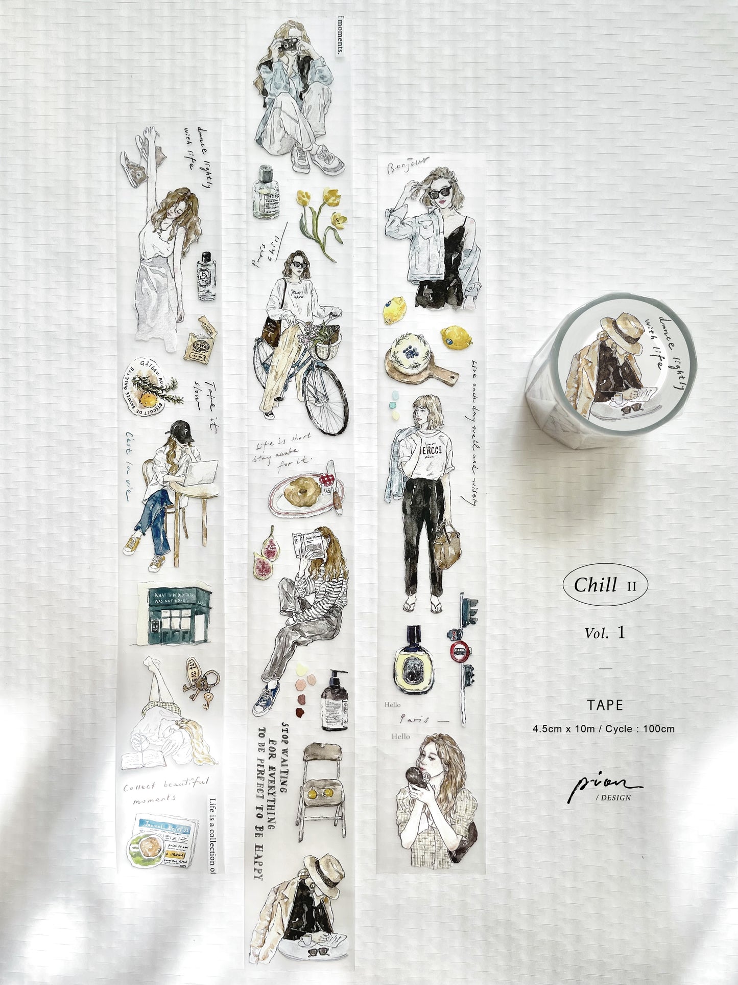 Matte PET Tape |  Chill II vol.1 (5cm)