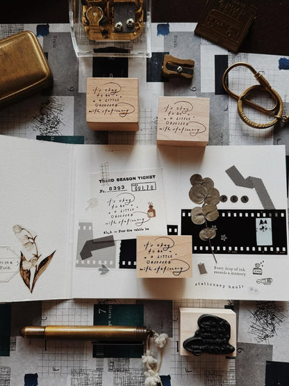 Stamps | Series 1: 005 It's okay to be a little obsessed with stationery