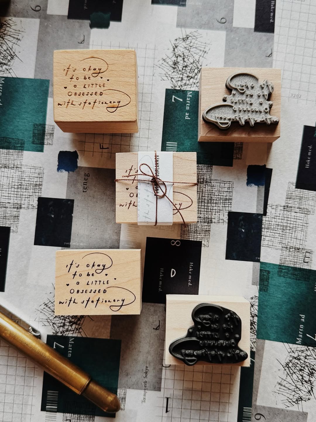 Stamps | Series 1: 005 It's okay to be a little obsessed with stationery