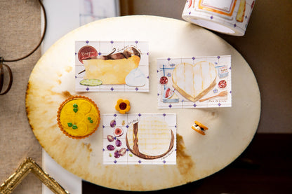 (PRE ORDER) OURS Sticker Memo Roll | Cheese Lover (5cm)