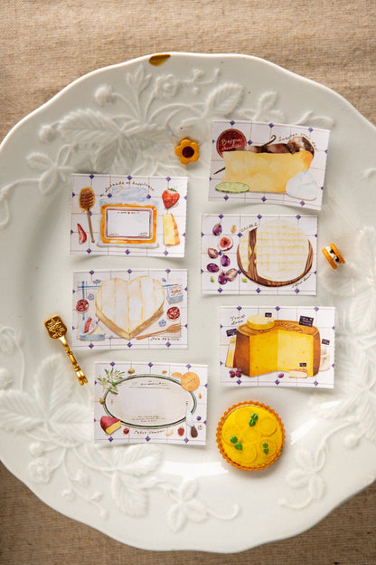 (PRE ORDER) OURS Sticker Memo Roll | Cheese Lover (5cm)