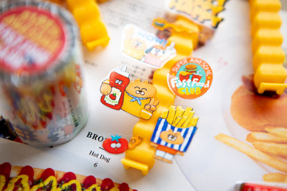 (PRE ORDER) OURS Kiss-cut PET Tape | Super Awesome Fast Food Club (5.6cm)