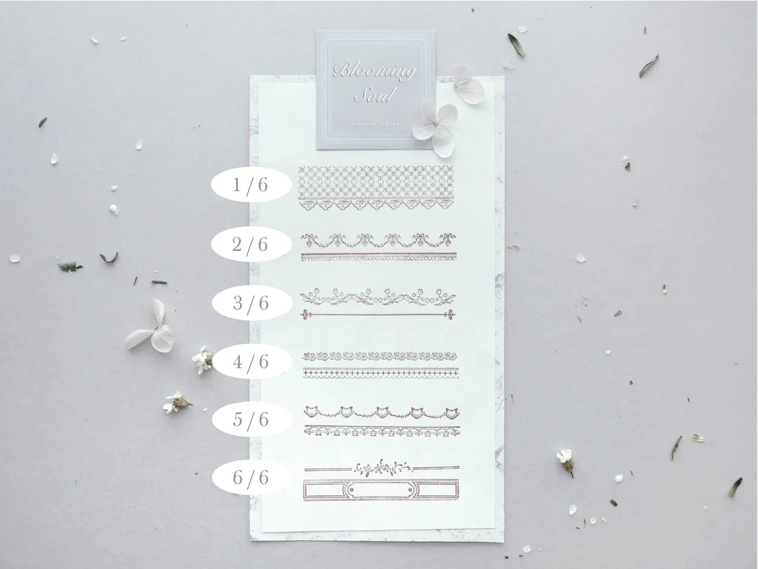 (PRE ORDER) Stamps | Blooming Soul (6 designs/sets)