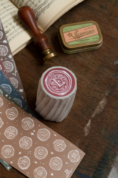 Die-cut Paper Tape | A–Z Wax Seal Stickers (7cm)