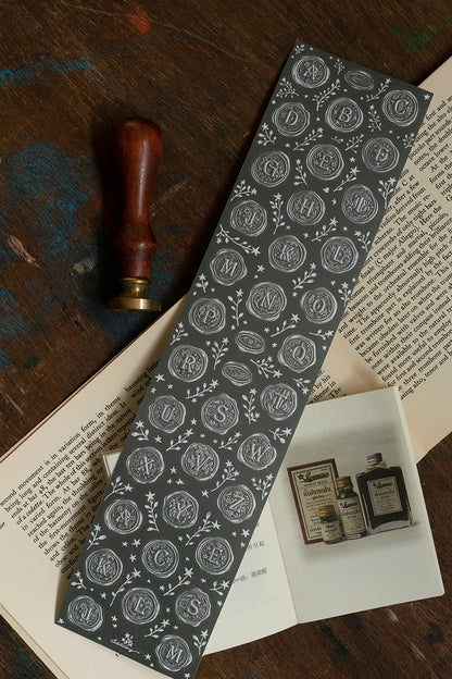 Die-cut Paper Tape | A–Z Wax Seal Stickers (7cm)