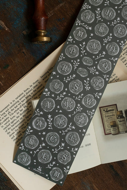 Die-cut Paper Tape | A–Z Wax Seal Stickers (7cm)