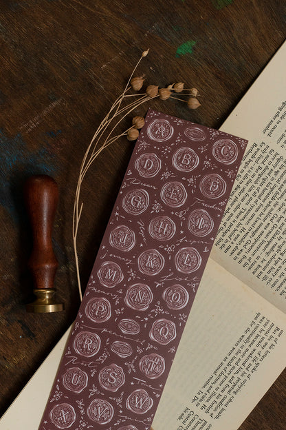 Die-cut Paper Tape | A–Z Wax Seal Stickers (7cm)