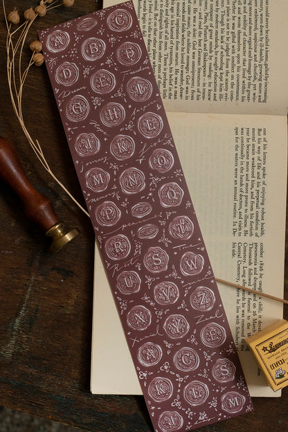 Die-cut Paper Tape | A–Z Wax Seal Stickers (7cm)