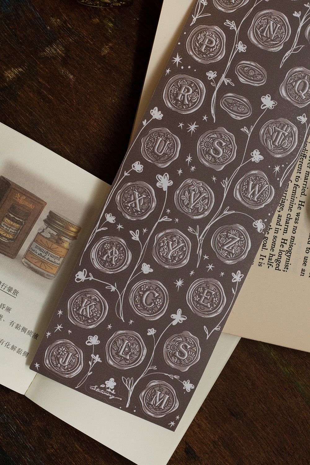 Die-cut Paper Tape | A–Z Wax Seal Stickers (7cm)