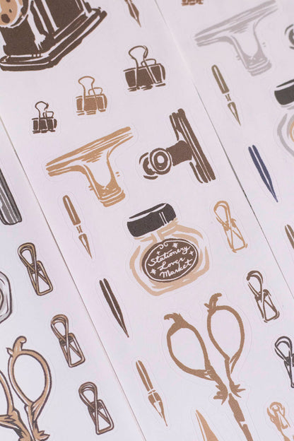 Die-cut Masking Tape | Retro Stationery (5cm)