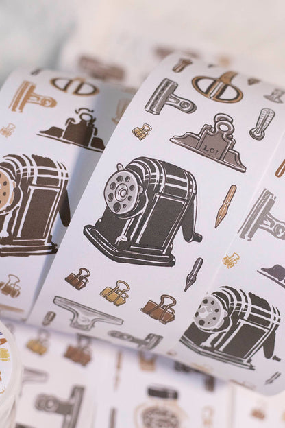 Die-cut Masking Tape | Retro Stationery (5cm)