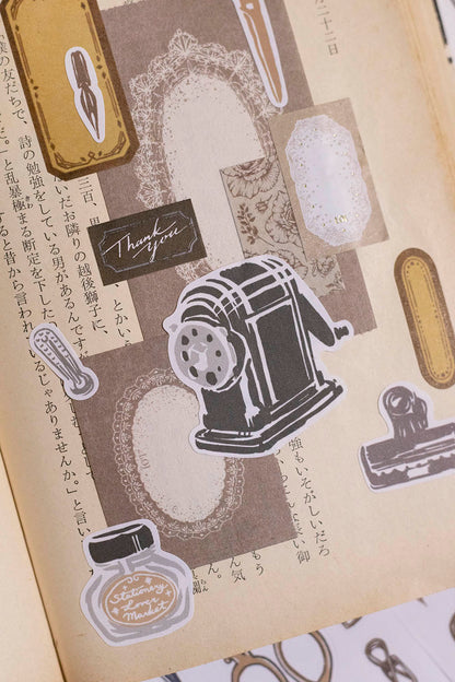 Die-cut Masking Tape | Retro Stationery (5cm)
