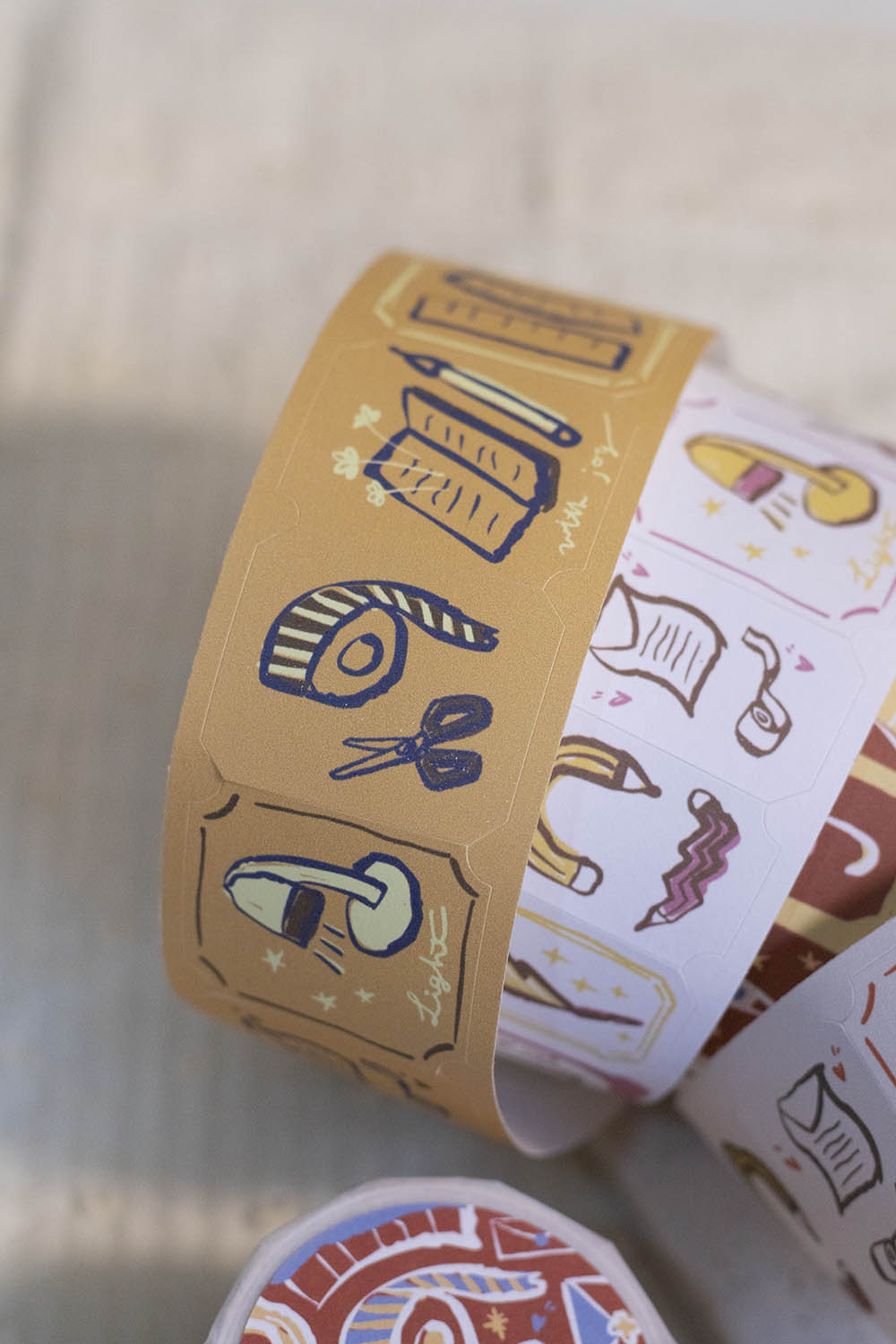 Die-cut Paper Tape | a kind of cafe collab: Stationery Gather (3.5cm)