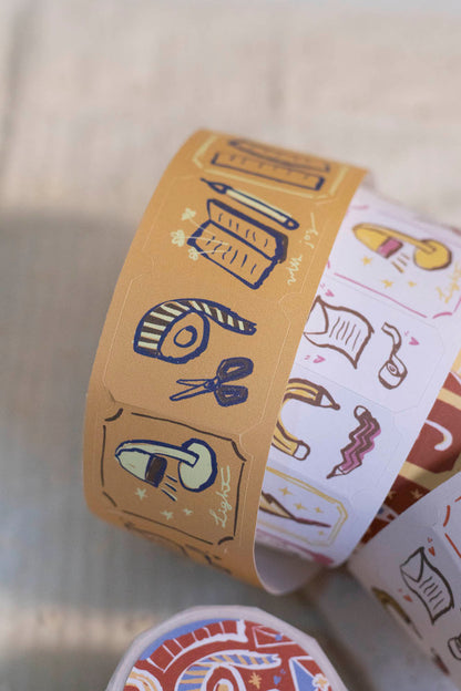 Die-cut Paper Tape | a kind of cafe collab: Stationery Gather (3.5cm)