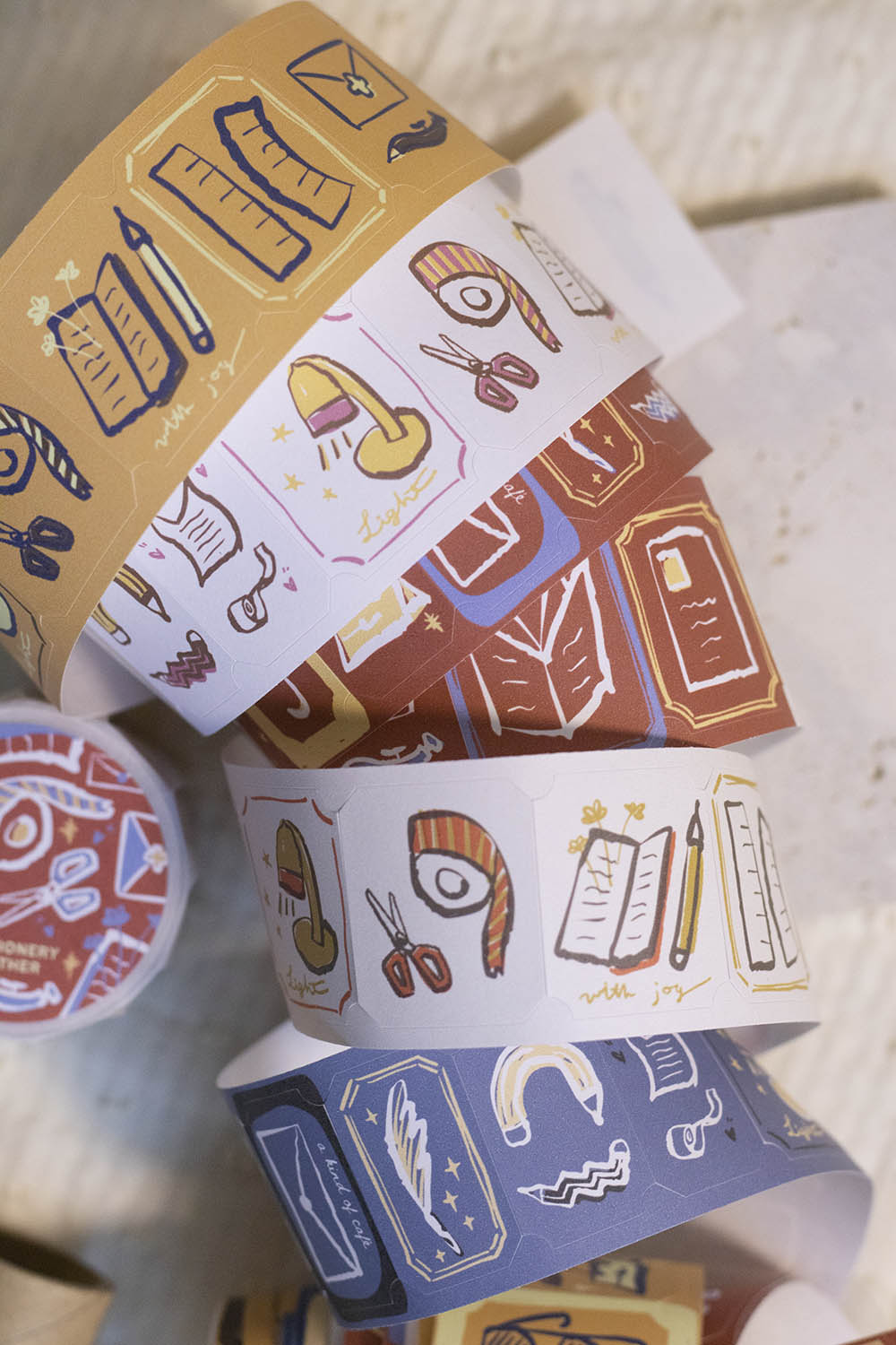 Die-cut Paper Tape | a kind of cafe collab: Stationery Gather (3.5cm)