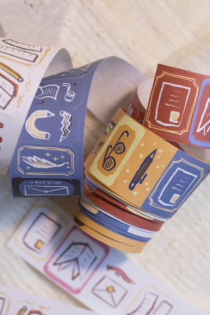 Die-cut Paper Tape | a kind of cafe collab: Stationery Gather (3.5cm)