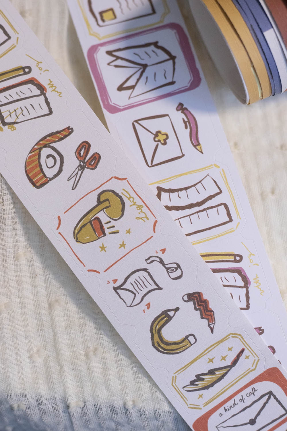 Die-cut Paper Tape | a kind of cafe collab: Stationery Gather (3.5cm)