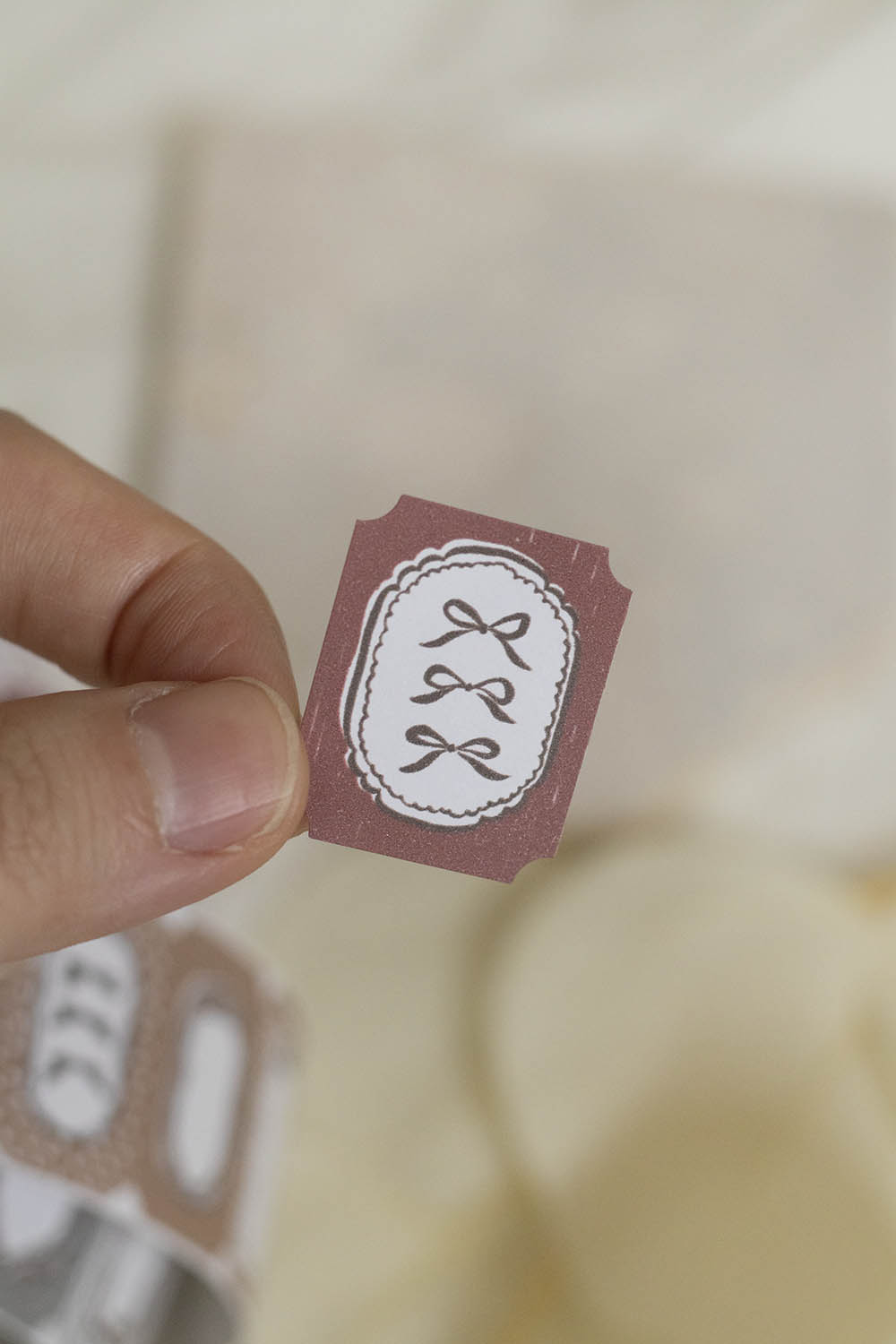 Die-cut Paper Tape | French Bow (3.5cm)