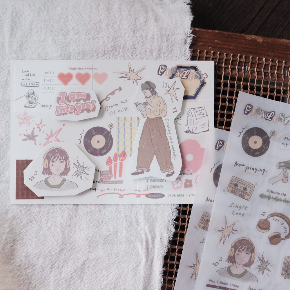 Transfer Stickers | Shape of love
