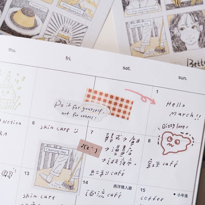 Stickers | Nippori Cafe - Manga Frames