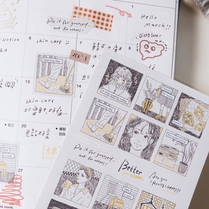 Stickers | Nippori Cafe - Manga Frames