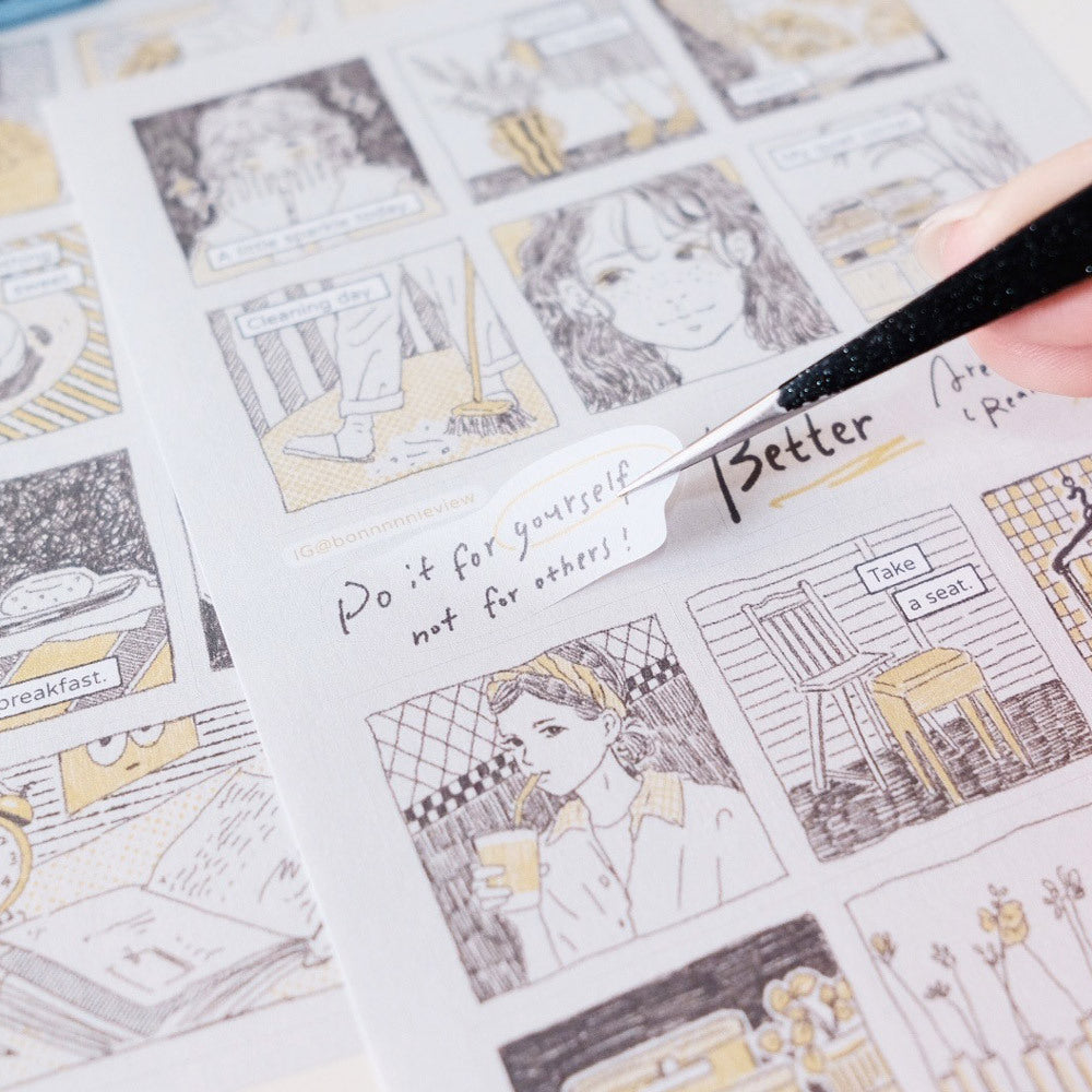 Stickers | Nippori Cafe - Manga Frames