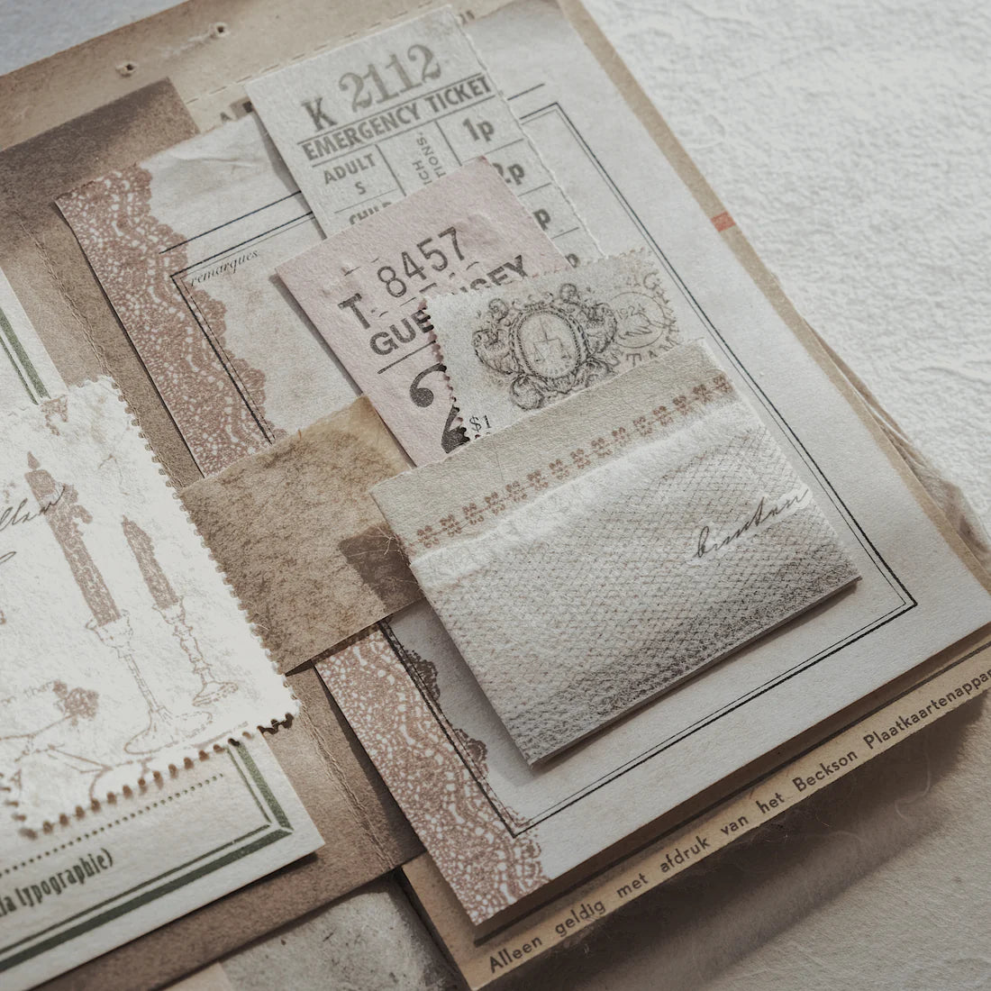 (PRE ORDER) Stamps | Lovely Lace (with pouch) (3 designs/sets)