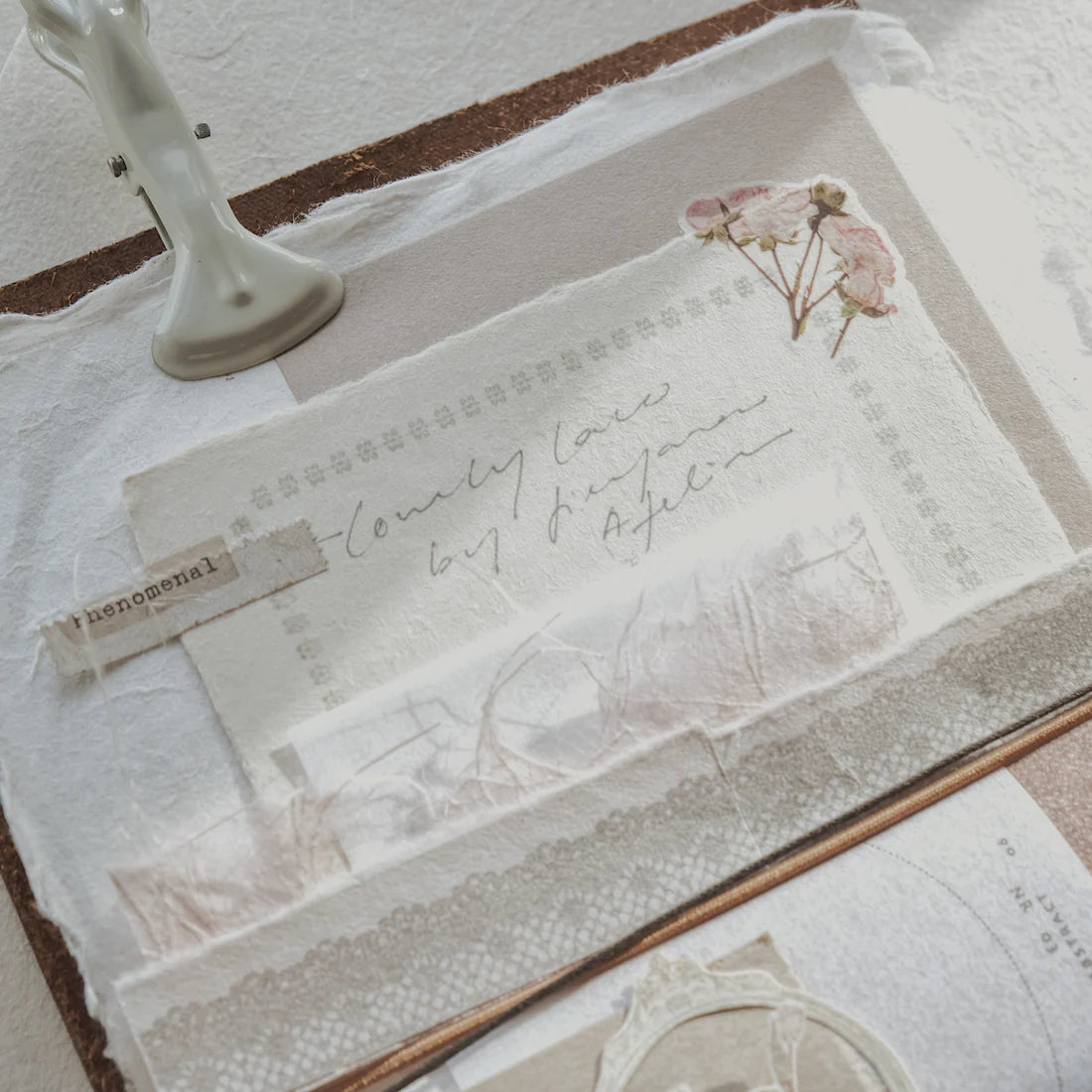 (PRE ORDER) Stamps | Lovely Lace (with pouch) (3 designs/sets)